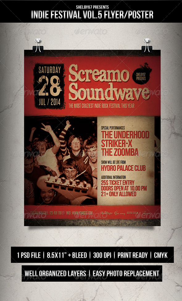 GraphicRiver Indie Festival Flyer Poster Vol.5 8170963 GraphicRiver Indie Festival Flyer Poster Vol.5 8170963