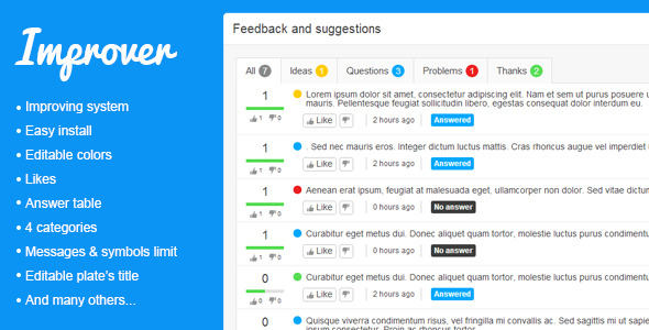 CodeCanyon Improver Wordpress Improving System 8173195 CodeCanyon Improver Wordpress Improving System 8173195