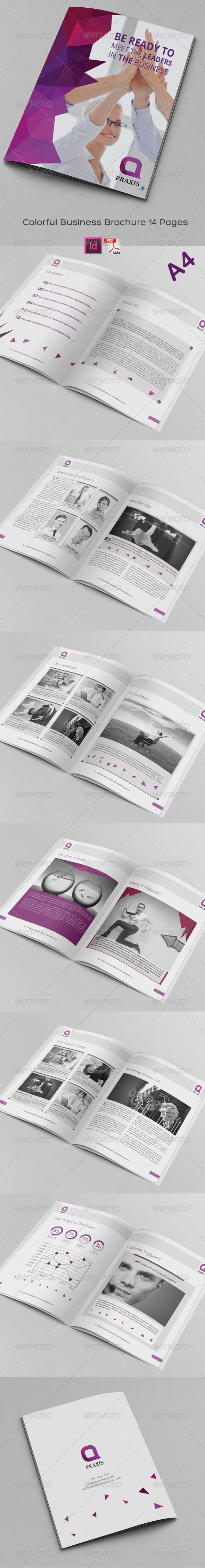 GraphicRiver Colorful Business Brochure 14 Pages 8173263 GraphicRiver Colorful Business Brochure 14 Pages 8173263