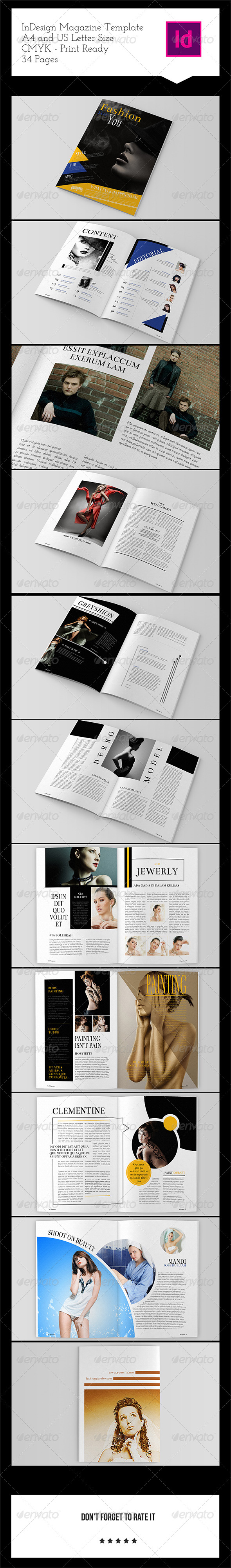 GraphicRiver Fashion Magazine Template 34 Pages 8173353 GraphicRiver Fashion Magazine Template 34 Pages 8173353