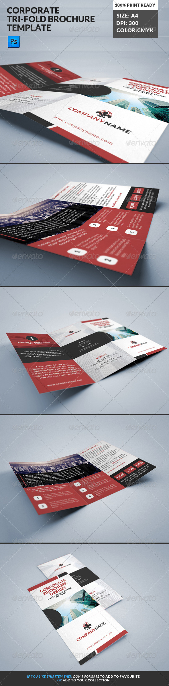 GraphicRiver Corporate Tri-Fold Brochures Template 14 8173809 GraphicRiver Corporate Tri-Fold Brochures Template 14 8173809