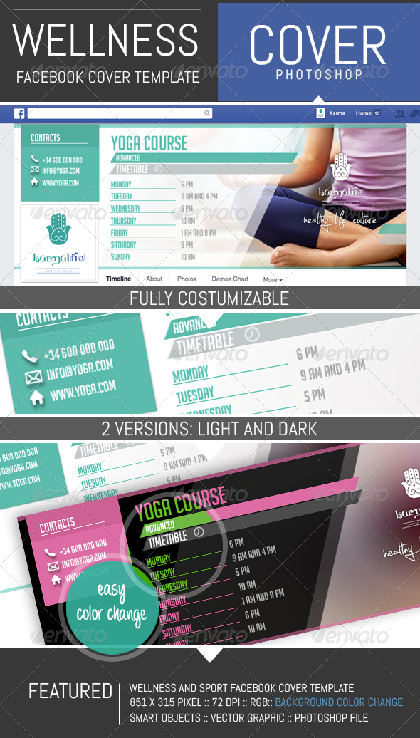 GraphicRiver Wellness Sport Timeline Facebook Cover Template 8170039 GraphicRiver Wellness Sport Timeline Facebook Cover Template 8170039