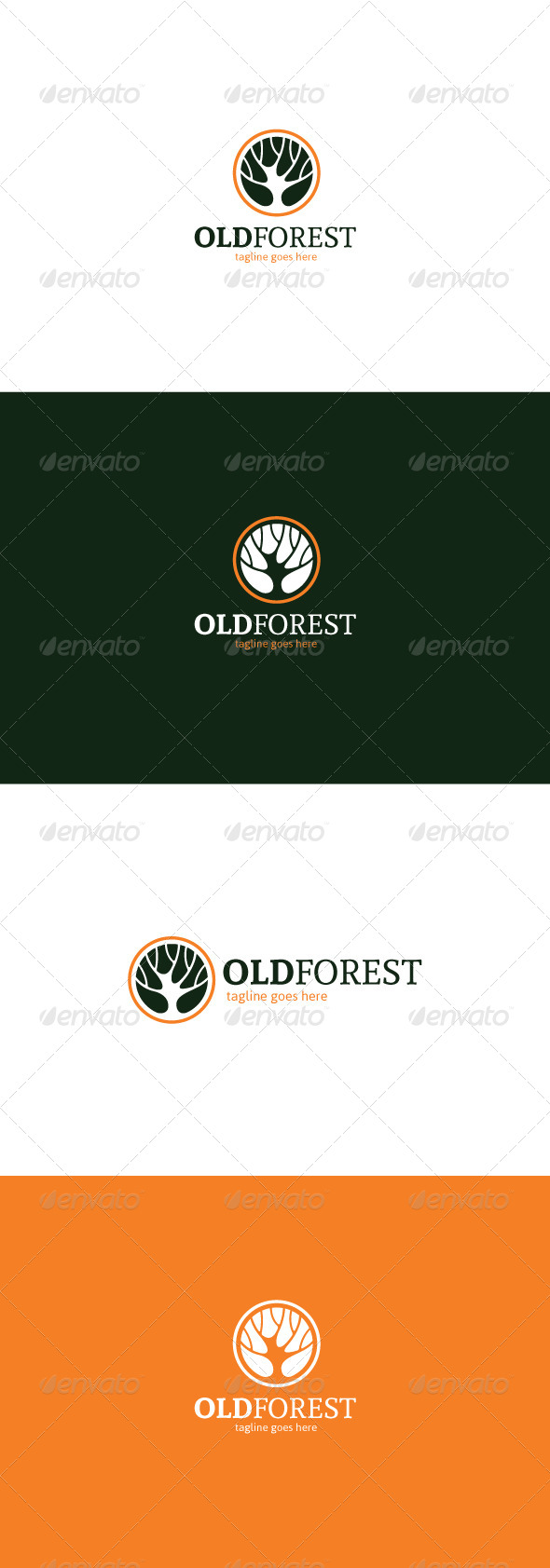 GraphicRiver Old Forest Logo 8174715 GraphicRiver Old Forest Logo 8174715