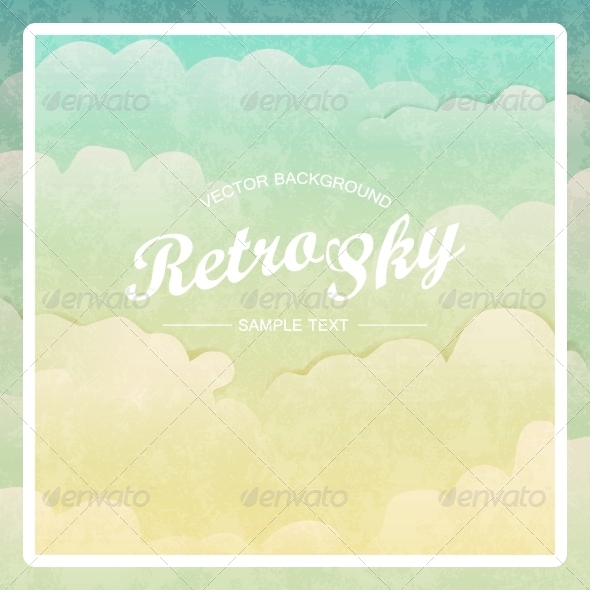 GraphicRiver Retro Vintage Style Sky Vector Background 8175099 GraphicRiver Retro Vintage Style Sky Vector Background 8175099