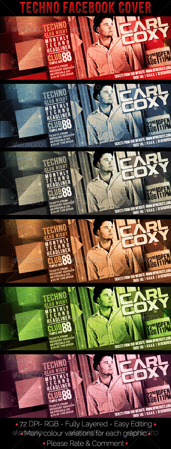 Techno Facebook Cover Techno Facebook Cover