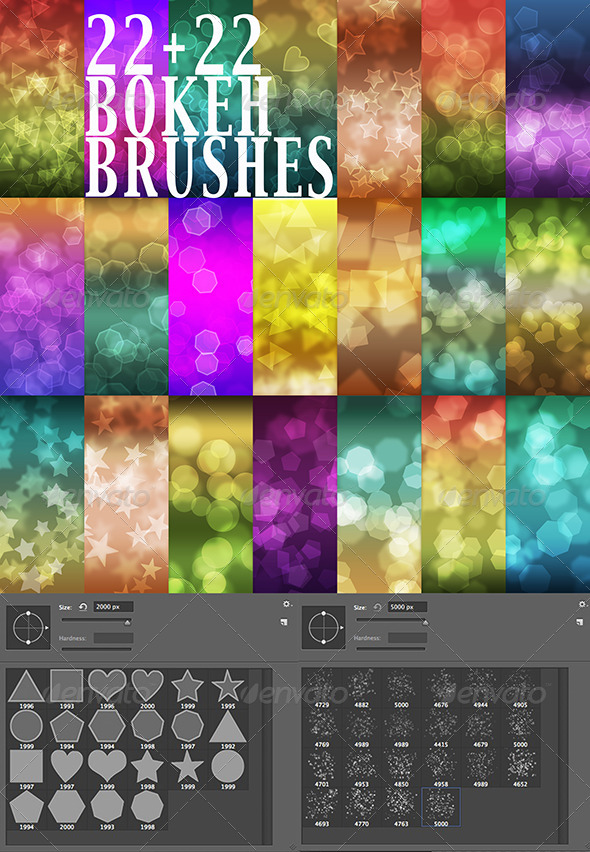 GraphicRiver 44 Bokeh Brushes 8168495 GraphicRiver 44 Bokeh Brushes 8168495