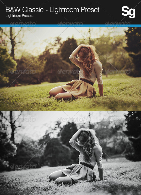 GraphicRiver B&W Classic Lightroom Preset 8178119 GraphicRiver B&W Classic Lightroom Preset 8178119