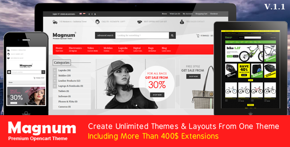 Magnum - Premium Opencart Theme