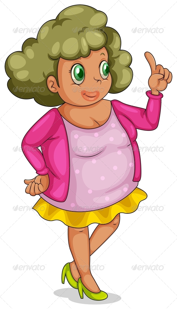 GraphicRiver Fat Business Woman 8178649 GraphicRiver Fat Business Woman 8178649