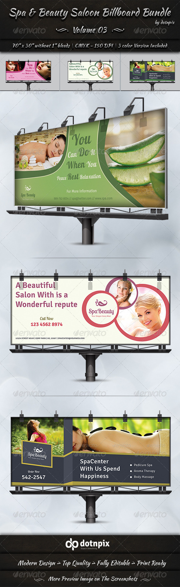 GraphicRiver Spa & Beauty Saloon Billboard Bundle Volume 3 8178945 GraphicRiver Spa & Beauty Saloon Billboard Bundle Volume 3 8178945