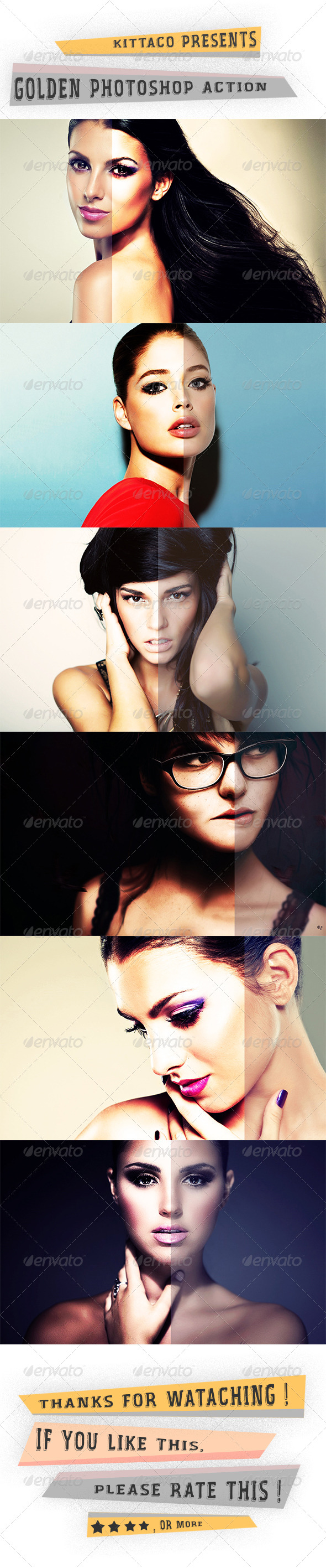 GraphicRiver Golden Photoshop Action 8179148 GraphicRiver Golden Photoshop Action 8179148