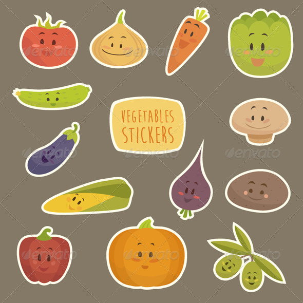 Cartoon Vegetables Cartoon Vegetables