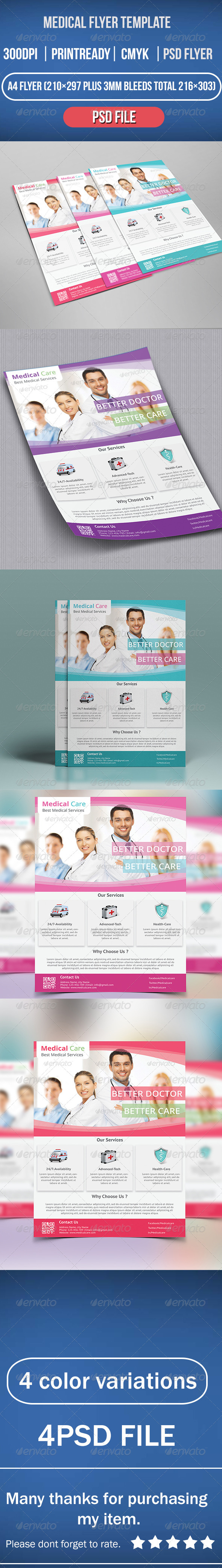 GraphicRiver Medical Flyer Template 8179943 GraphicRiver Medical Flyer Template 8179943