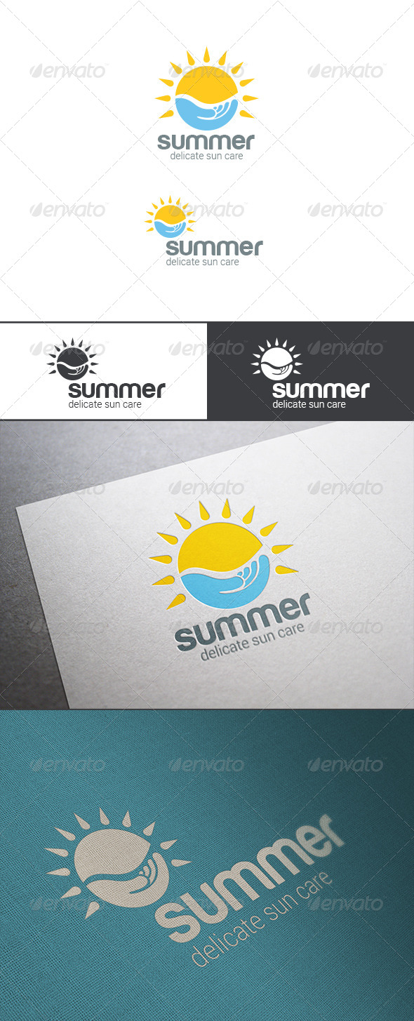 GraphicRiver Summer Sun Care Alternative Energy Logo 8179970 GraphicRiver Summer Sun Care Alternative Energy Logo 8179970