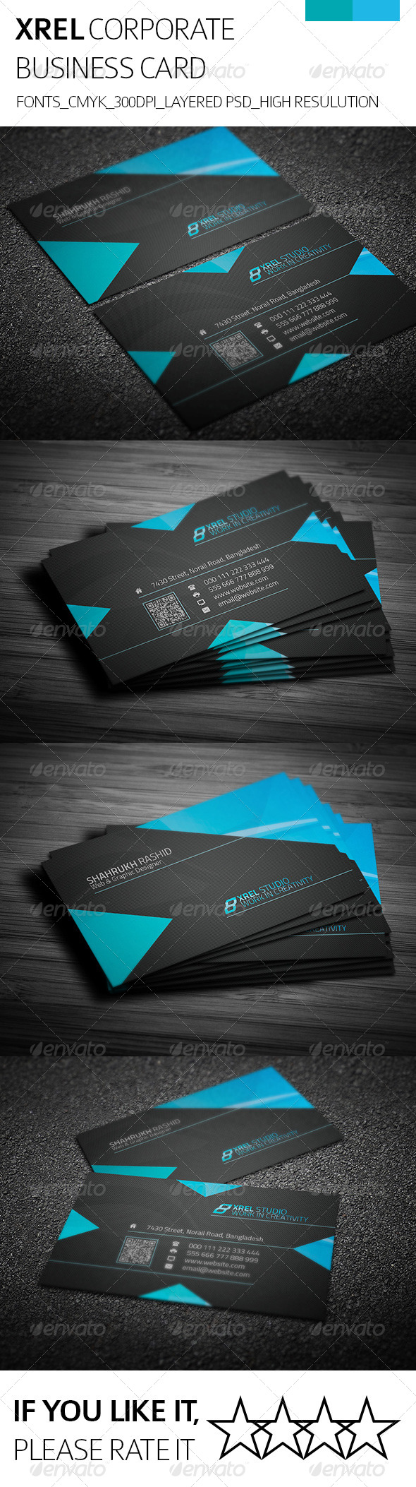 Xrel & Corporate Business Card (Corporate)