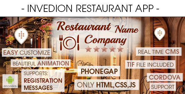 CodeCanyon Restaurant App With CMS Android 8180646 CodeCanyon Restaurant App With CMS Android 8180646