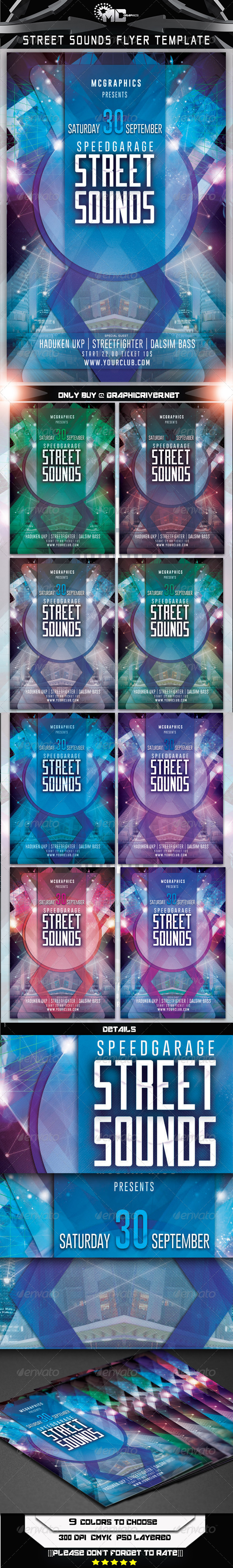 GraphicRiver Street Sounds Flyer Template 8178110 GraphicRiver Street Sounds Flyer Template 8178110