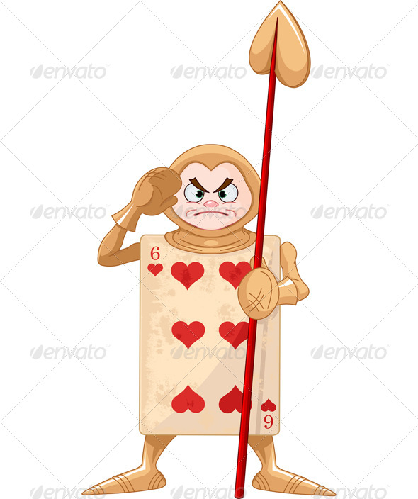 GraphicRiver Queen of Hearts Guard 8183243 GraphicRiver Queen of Hearts Guard 8183243