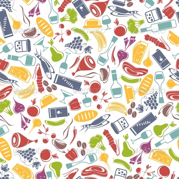GraphicRiver Food Pattern 8183837 GraphicRiver Food Pattern 8183837