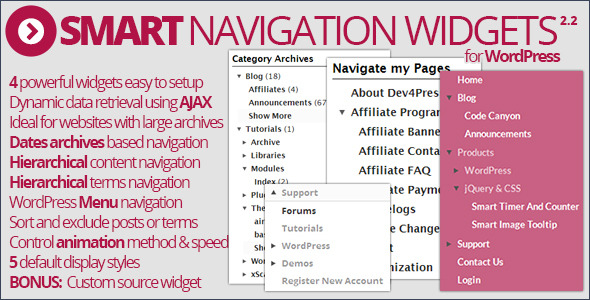 Smart Navigation Widgets - CodeCanyon Item for Sale