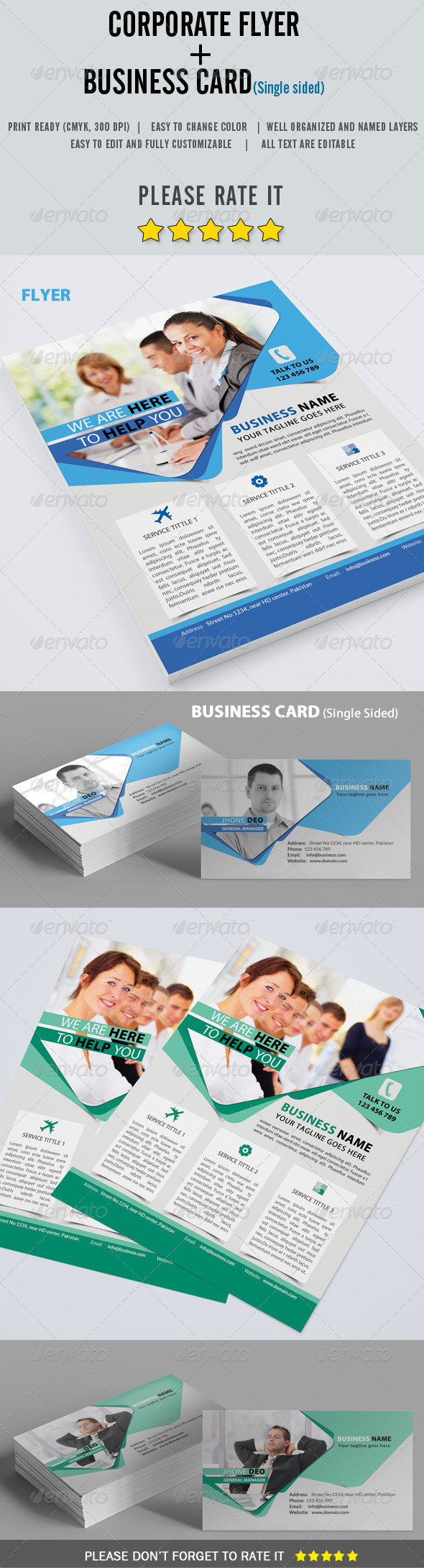 GraphicRiver Corporate Flyer & Business Card 8185151 GraphicRiver Corporate Flyer & Business Card 8185151