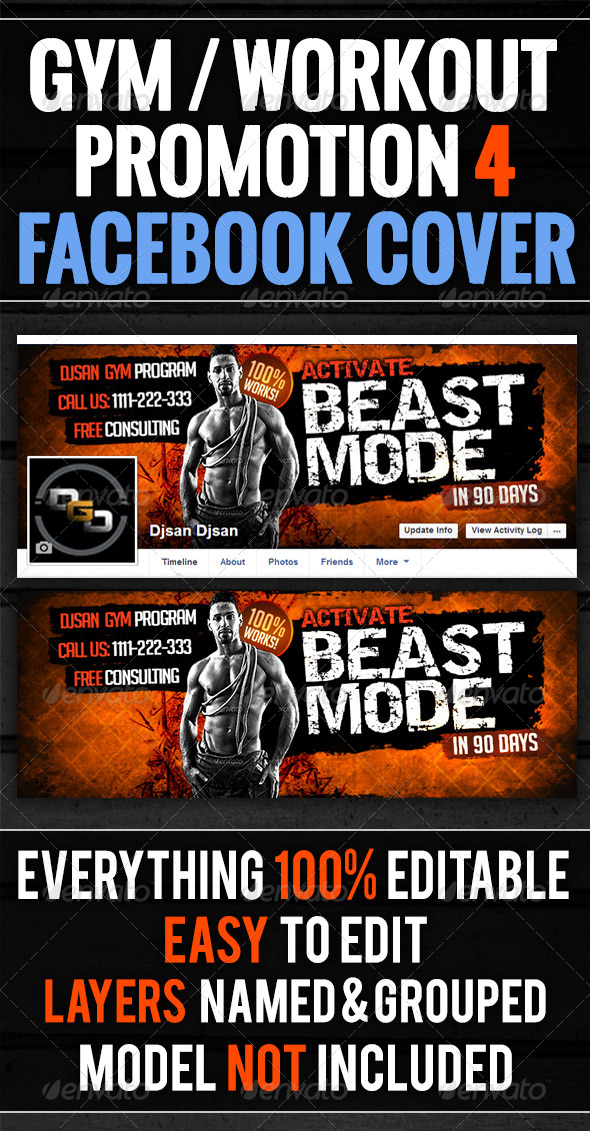 GraphicRiver Gym and Workout Timeline Cover 4 8185818 GraphicRiver Gym and Workout Timeline Cover 4 8185818