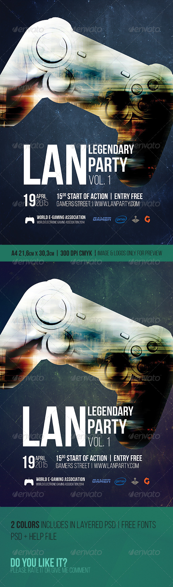 GraphicRiver Lan Party Flyer 7663080 GraphicRiver Lan Party Flyer 7663080