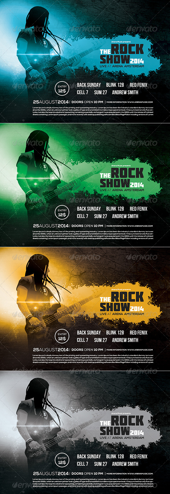 GraphicRiver Rock Flyer Poster Vol 01 8181073 GraphicRiver Rock Flyer Poster Vol 01 8181073