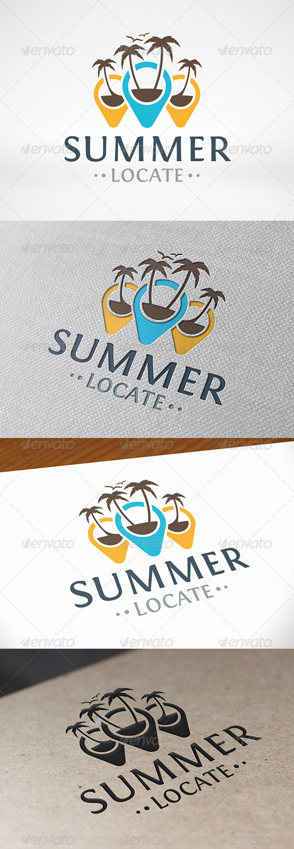 GraphicRiver Beach Locator Logo Template 8187594 GraphicRiver Beach Locator Logo Template 8187594