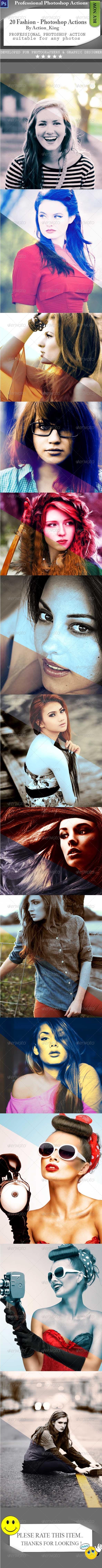 GraphicRiver 20 Fashion Photoshop Actions 8067916 GraphicRiver 20 Fashion Photoshop Actions 8067916
