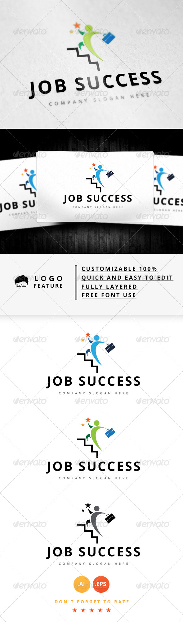 GraphicRiver Job Success Logo 8187869 GraphicRiver Job Success Logo 8187869