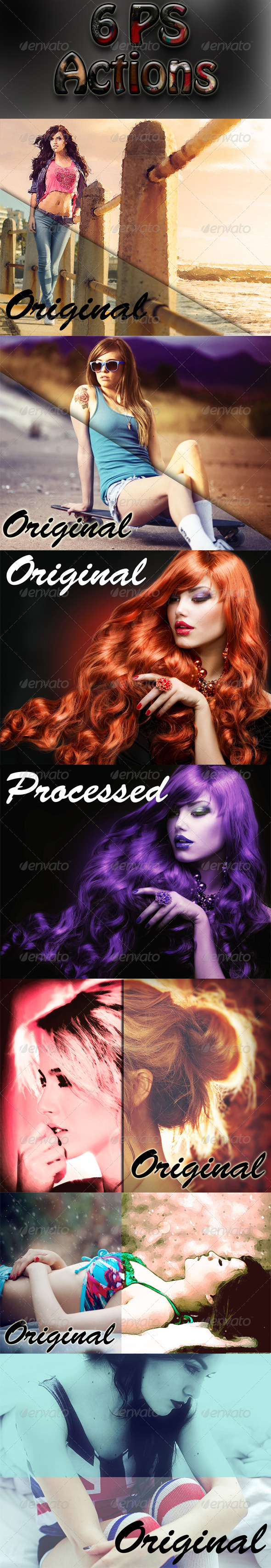GraphicRiver 6 PS Actions 8188249 GraphicRiver 6 PS Actions 8188249