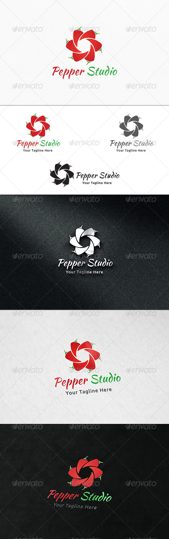 GraphicRiver Pepper Studio Logo Template 8188269 GraphicRiver Pepper Studio Logo Template 8188269