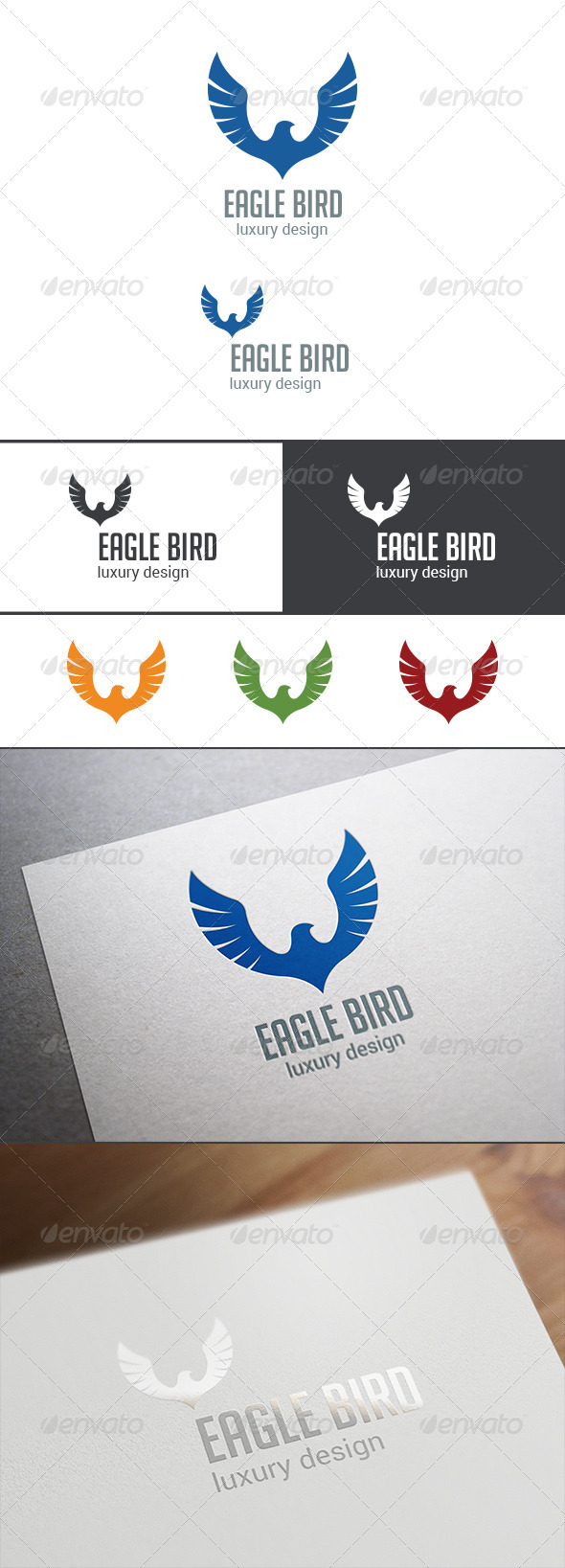 GraphicRiver Luxury Logo Bird Abstract 8188605 GraphicRiver Luxury Logo Bird Abstract 8188605