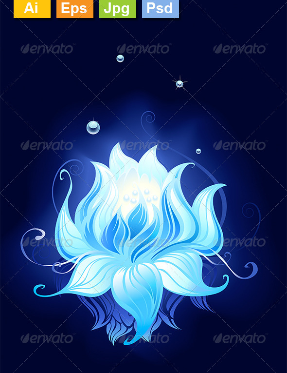 GraphicRiver Mysterious Lotus 8189168 GraphicRiver Mysterious Lotus 8189168