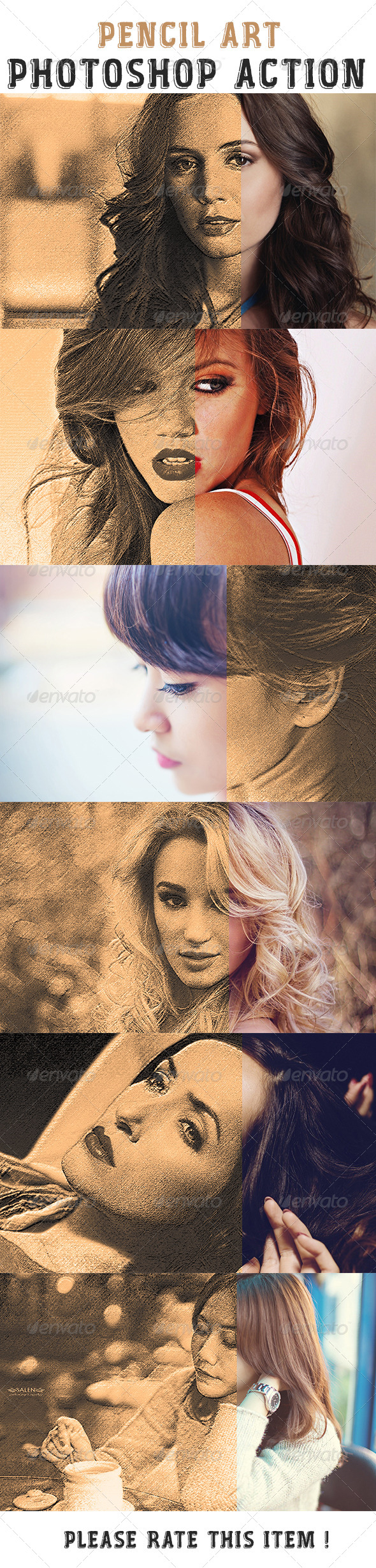 GraphicRiver Pencil Art Photoshop Action 8189724 GraphicRiver Pencil Art Photoshop Action 8189724