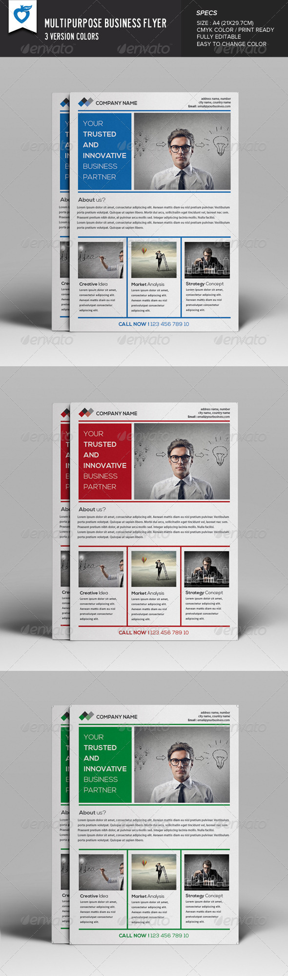 GraphicRiver Multipurpose Business Flyer v7 8184735 GraphicRiver Multipurpose Business Flyer v7 8184735