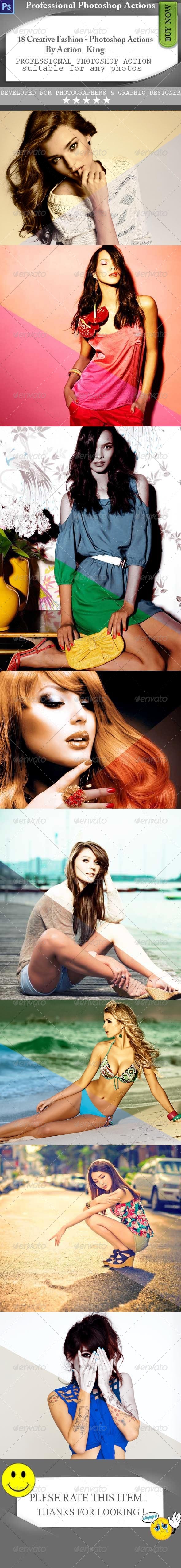 GraphicRiver 18 Creative Fashion Photoshop Actions 8076029 GraphicRiver 18 Creative Fashion Photoshop Actions 8076029