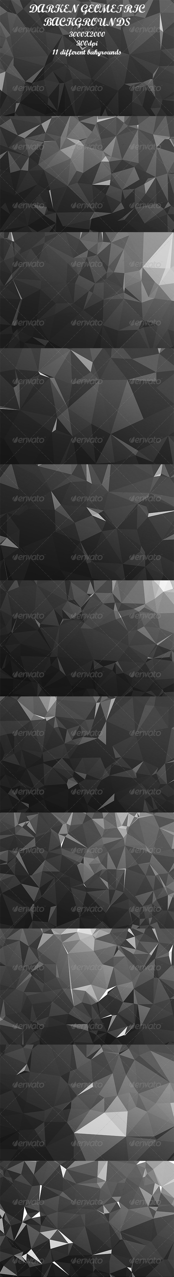 Darken Geometric Backgrounds