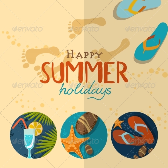 GraphicRiver Summer Holidays Background 8191817 GraphicRiver Summer Holidays Background 8191817