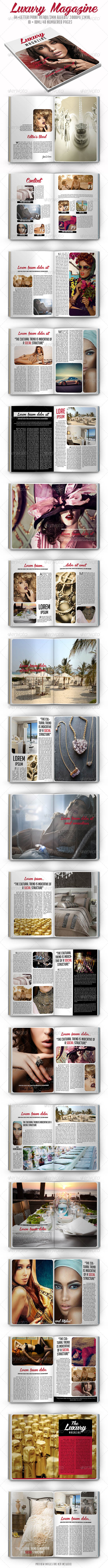 GraphicRiver Luxury Magazine 8192076 GraphicRiver Luxury Magazine 8192076