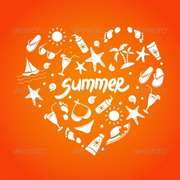 GraphicRiver Summer Elements for your Design 8192350 GraphicRiver Summer Elements for your Design 8192350