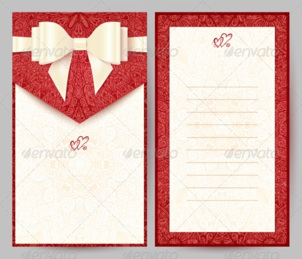GraphicRiver Elegant Red Greeting Card 8193104 GraphicRiver Elegant Red Greeting Card 8193104