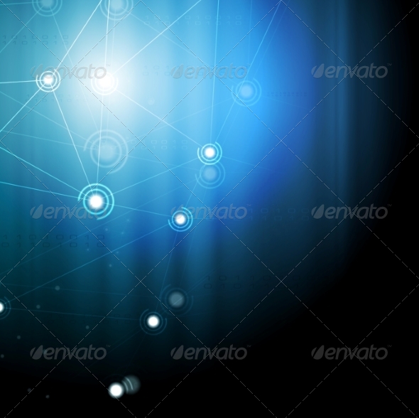 GraphicRiver Dark Blue Hi-Tech Background 8193106 GraphicRiver Dark Blue Hi-Tech Background 8193106