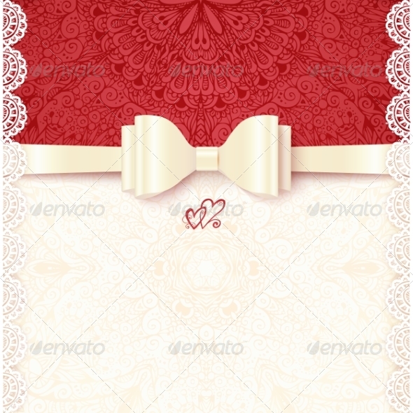 GraphicRiver Vintage Wedding Card Template 8193109 GraphicRiver Vintage Wedding Card Template 8193109