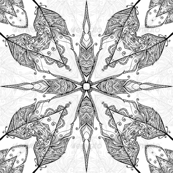 GraphicRiver Doodle Ornate Black and White Seamless Pattern 8193356 GraphicRiver Doodle Ornate Black and White Seamless Pattern 8193356