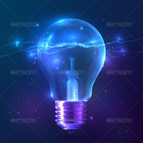 GraphicRiver Blue Shining Bulb with Lightning Inside 8193382 GraphicRiver Blue Shining Bulb with Lightning Inside 8193382