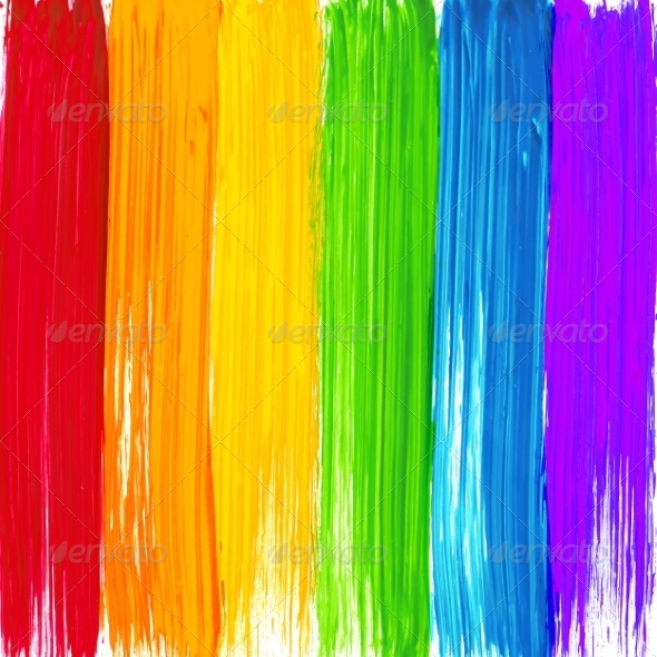 GraphicRiver Bright Rainbow Paint Strokes Background 8193430 GraphicRiver Bright Rainbow Paint Strokes Background 8193430
