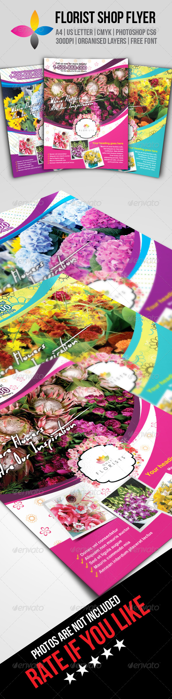 GraphicRiver Florist Shop Flyer 8194118 GraphicRiver Florist Shop Flyer 8194118