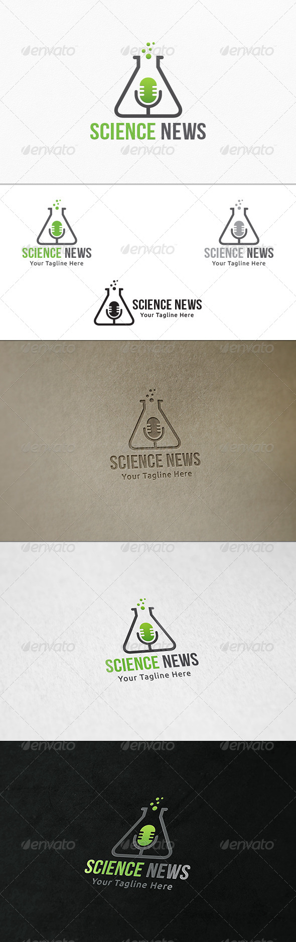 GraphicRiver Science News Logo Template 8196423 GraphicRiver Science News Logo Template 8196423